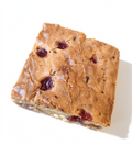 Rapsberry and white chocolate blondies