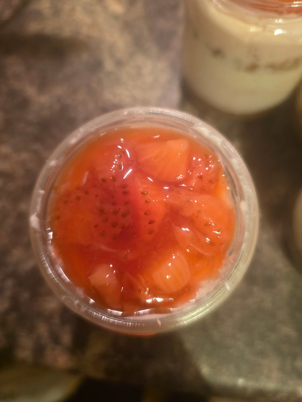 Strawberry Cheesecake in a Jar