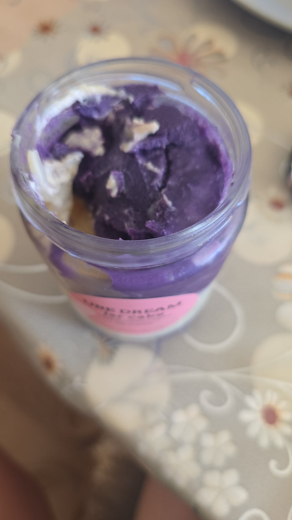 UBE Dream Jar cake