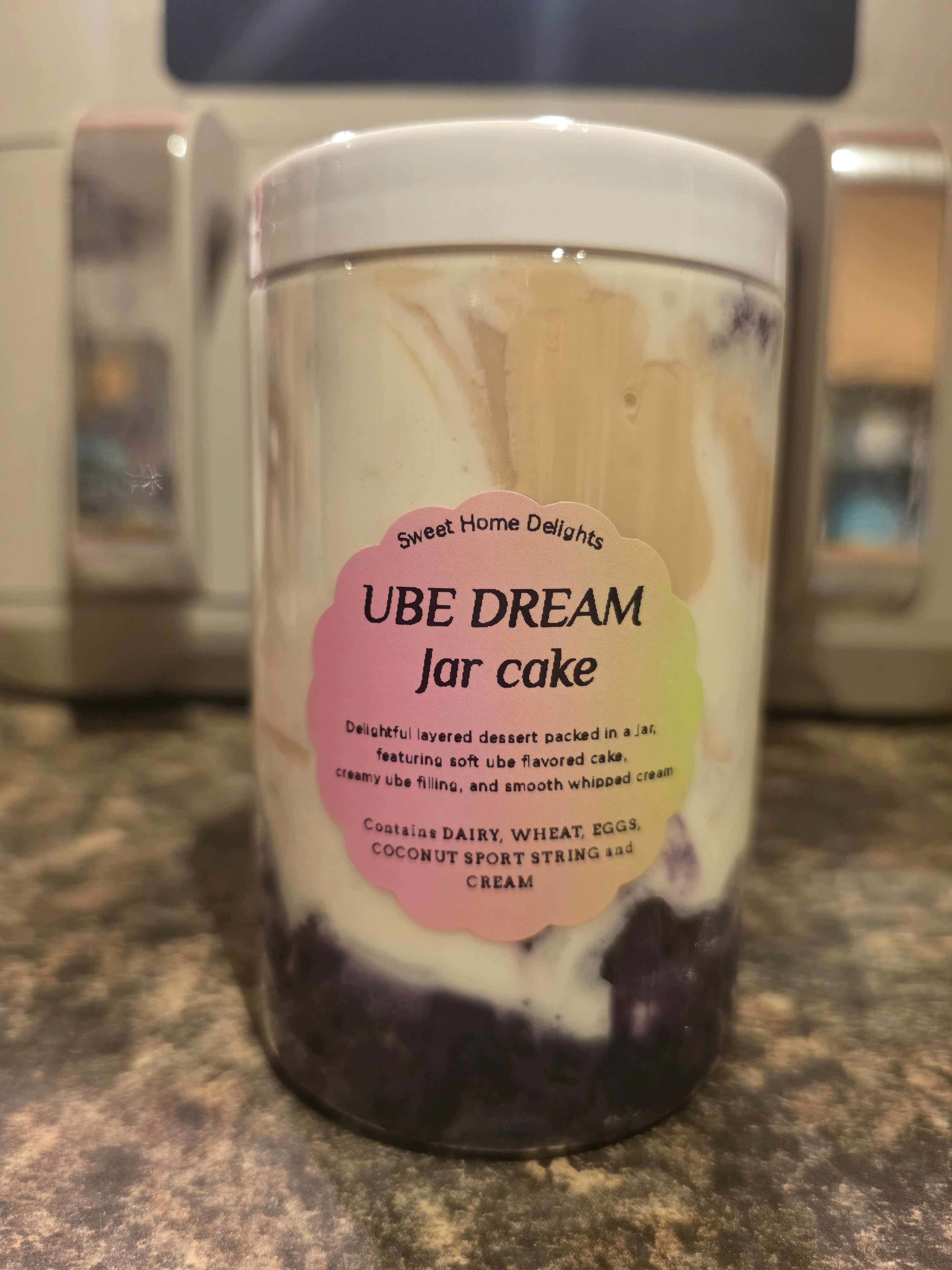 UBE Dream Jar cake